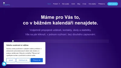 Screenshot preview of freshflow.cz