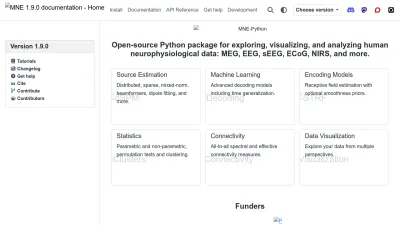 Screenshot preview of mne.tools
