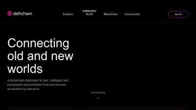 Screenshot preview of defichain.com