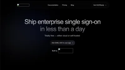 Screenshot preview of ssoready.com