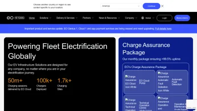 Screenshot preview of eocharging.com