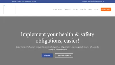 Screenshot preview of safetychampion.com.au