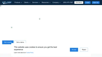 Screenshot preview of ezlogz.com