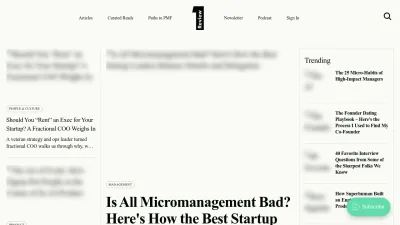Screenshot preview of review.firstround.com