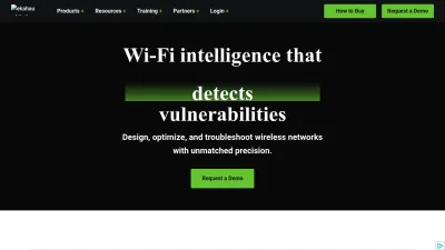 Screenshot preview of ekahau.com
