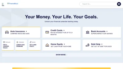 Screenshot preview of financebuzz.com