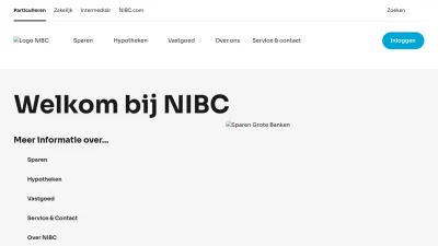 Screenshot preview of nibc.nl