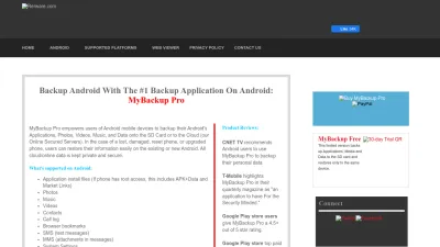 Screenshot preview of rerware.com