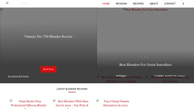 Screenshot preview of blender.com