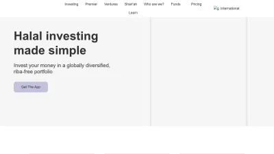 Screenshot preview of wahed.com
