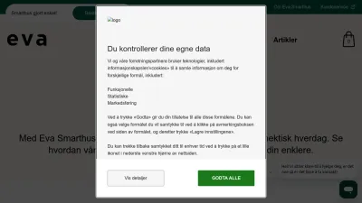 Screenshot preview of evasmart.no