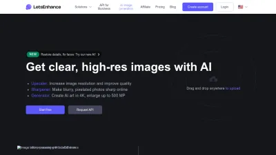 Screenshot preview of letsenhance.io
