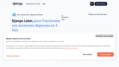 Screenshot preview of django.eu