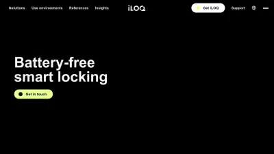 Screenshot preview of iloq.com