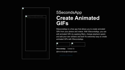 Screenshot preview of 5secondsapp.com