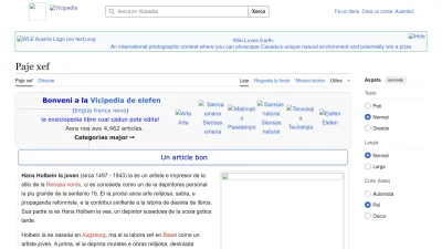 Screenshot preview of lfn.wikipedia.org