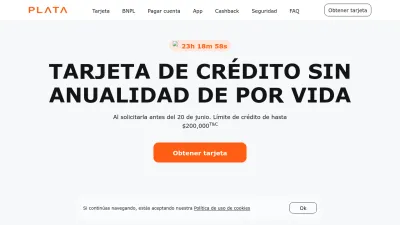 Screenshot preview of platacard.mx