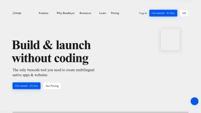 Screenshot preview of bondlayer.com