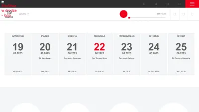 Screenshot preview of modlitwawdrodze.pl