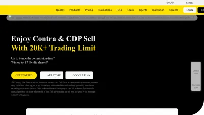 Screenshot preview of itiger.com