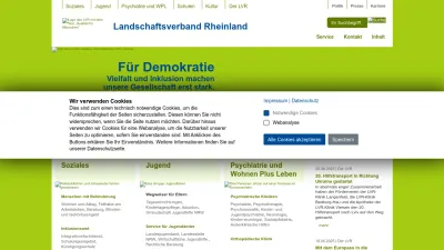 Screenshot preview of lvr.de