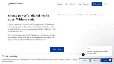 Screenshot preview of cogniss.com