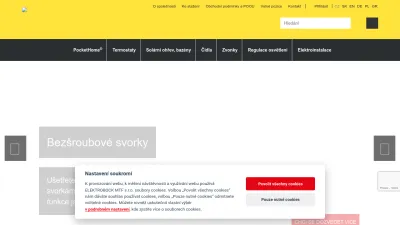 Screenshot preview of elektrobock.cz