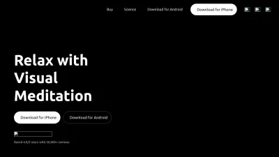 Screenshot preview of mesmerizeapp.com
