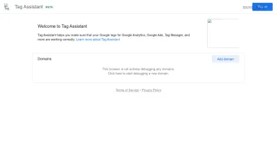 Screenshot preview of tagassistant.google.com