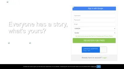 Screenshot preview of waplog.com