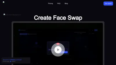 Screenshot preview of videofaceswap.ai