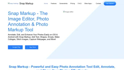 Screenshot preview of snapmarkup.com