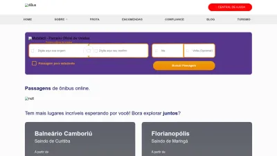 Screenshot preview of 4bus.com.br