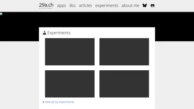 Screenshot preview of 29a.ch