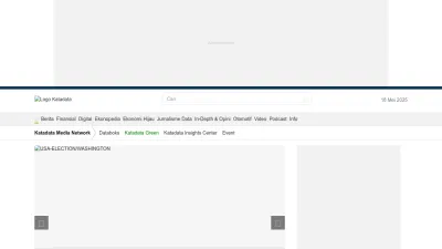 Screenshot of Katadata.co.id