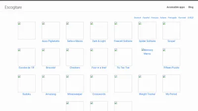 Screenshot preview of escogitare.com