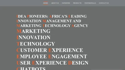 Screenshot preview of ideapioneers.co.za