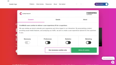 Screenshot preview of coremedia.com