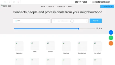 Screenshot preview of toskie.com