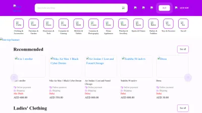 Screenshot preview of yourbazaar.ae