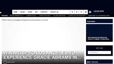 Screenshot preview of 1037theriver.com