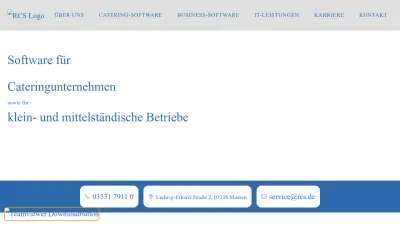 Screenshot preview of rcs.de