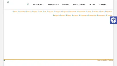 Screenshot preview of ablecenter.no