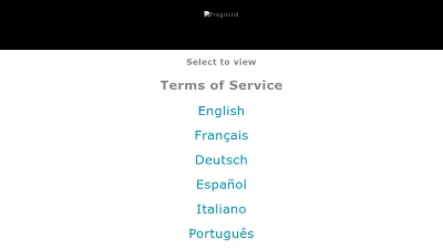 Screenshot preview of tos.frogmind.com