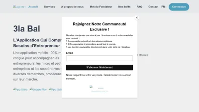 Screenshot preview of 3labal.app