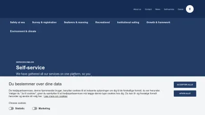 Screenshot preview of dma.dk