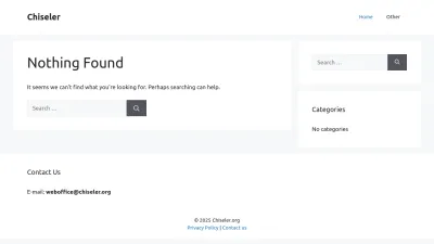 Screenshot preview of chiseler.org
