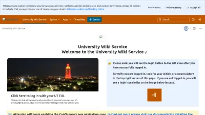Screenshot preview of cloud.wikis.utexas.edu