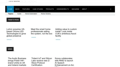 Screenshot preview of hiddenwires.co.uk