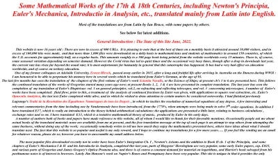 Screenshot preview of 17centurymaths.com